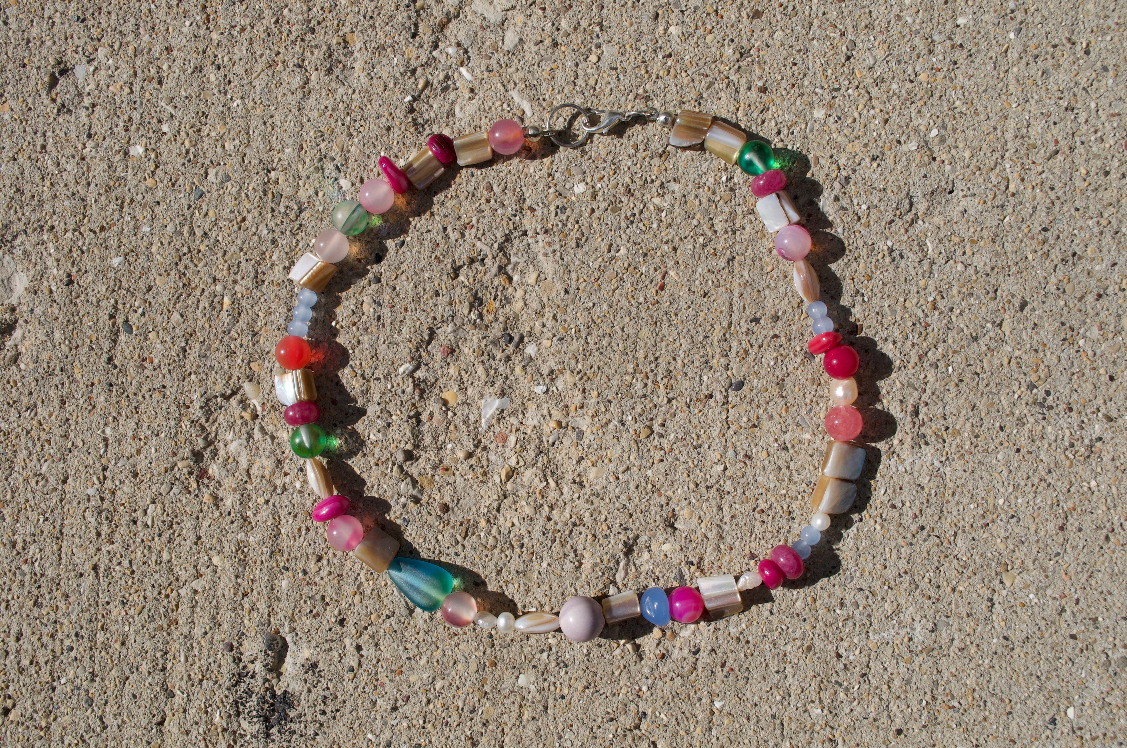 jewel toned party choker