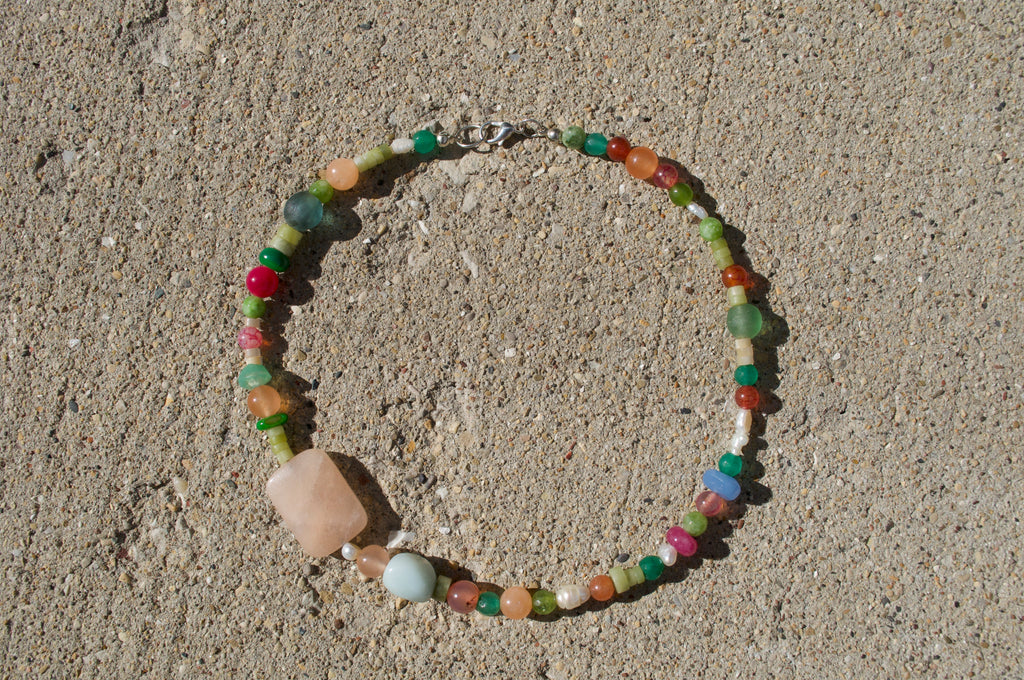 asymmetrical garden party choker