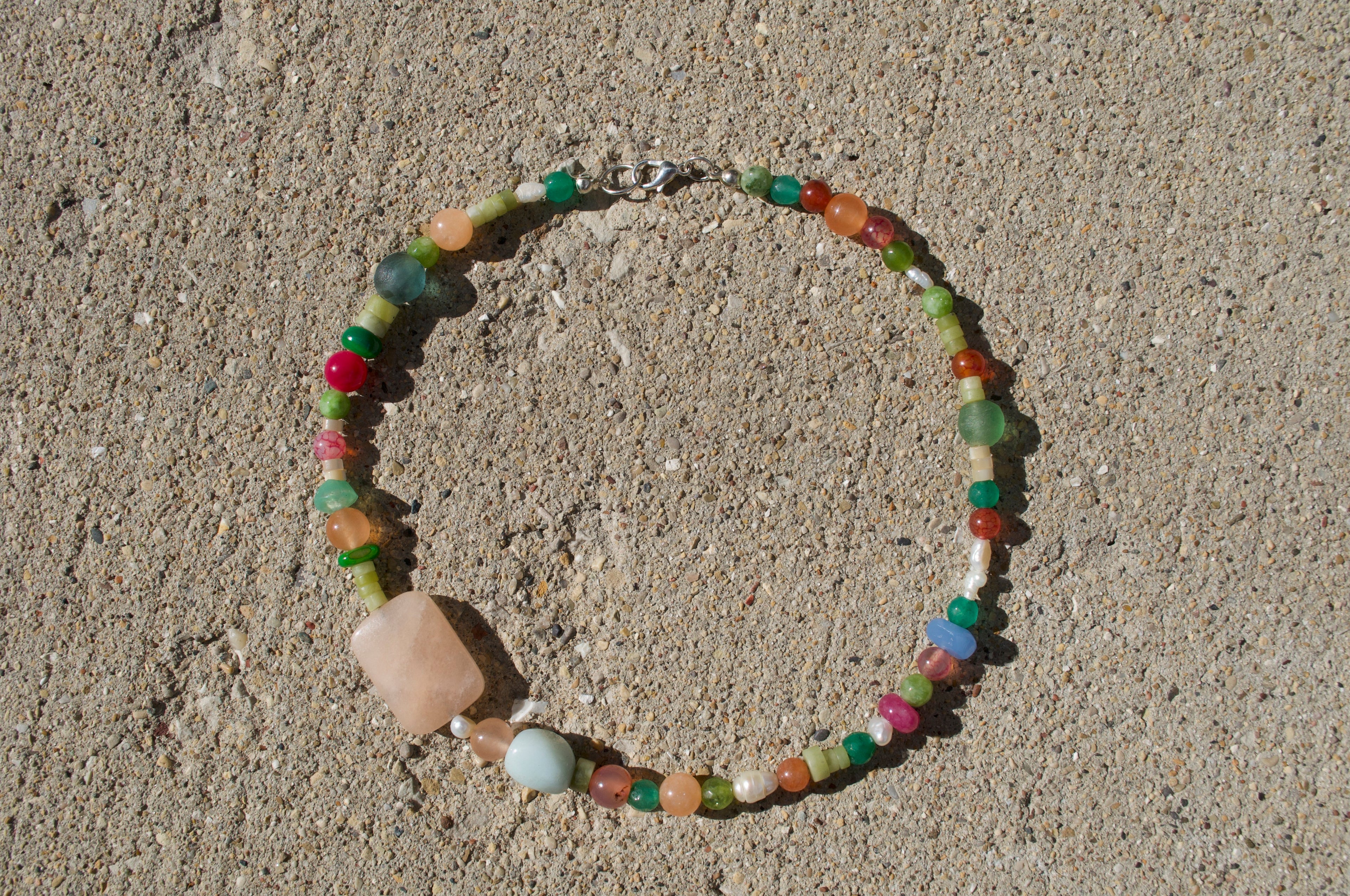 asymmetrical garden party choker